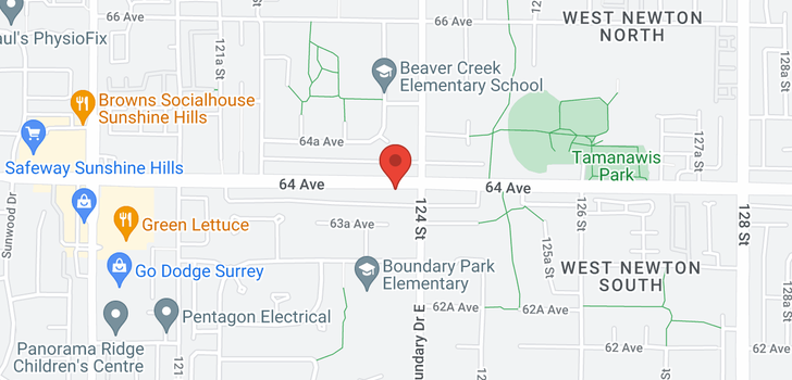 map of 12380 64 AVENUE